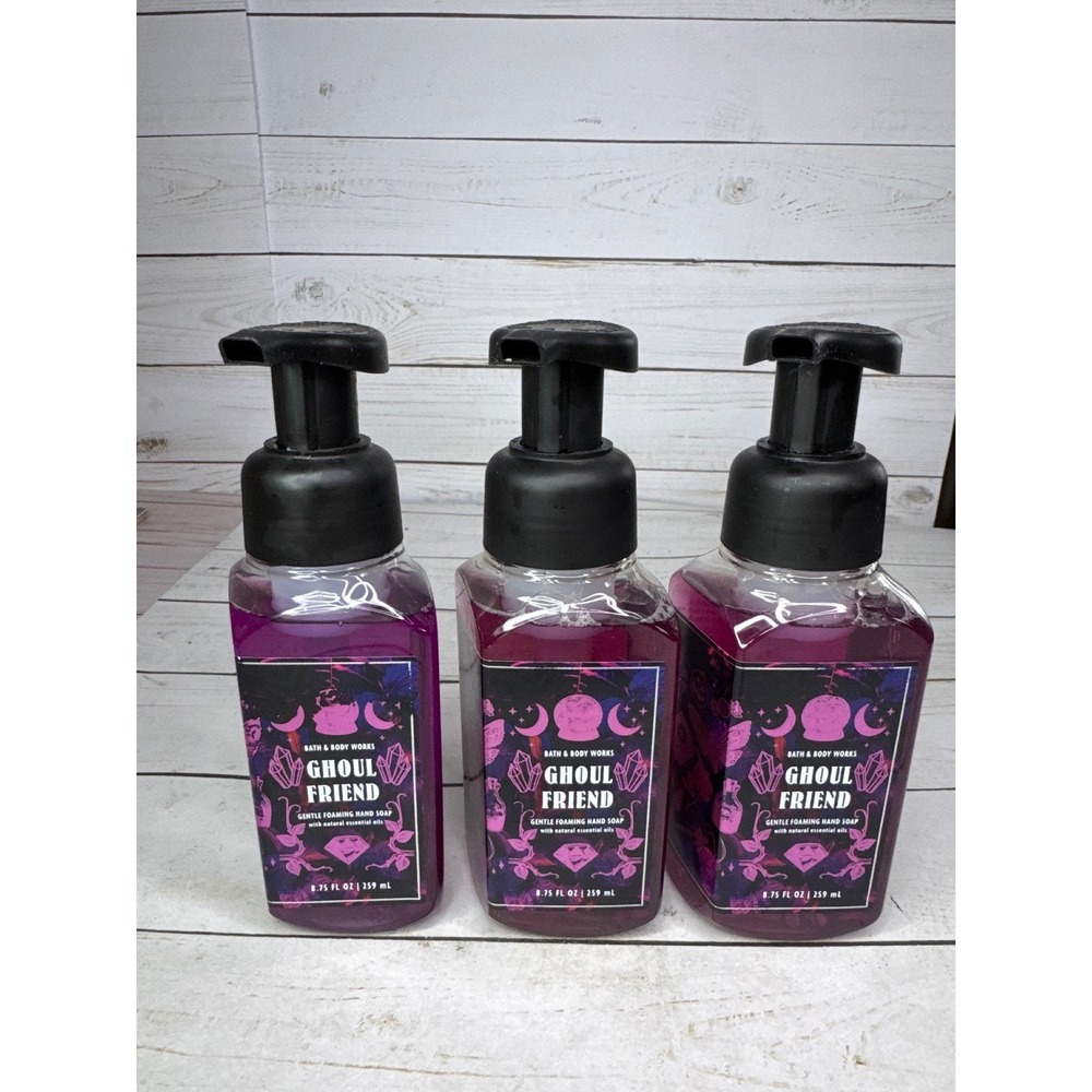 Bath & Body Works Ghoul Friend Foaming‎ Soap 8.75oz Set of 3 Halloween